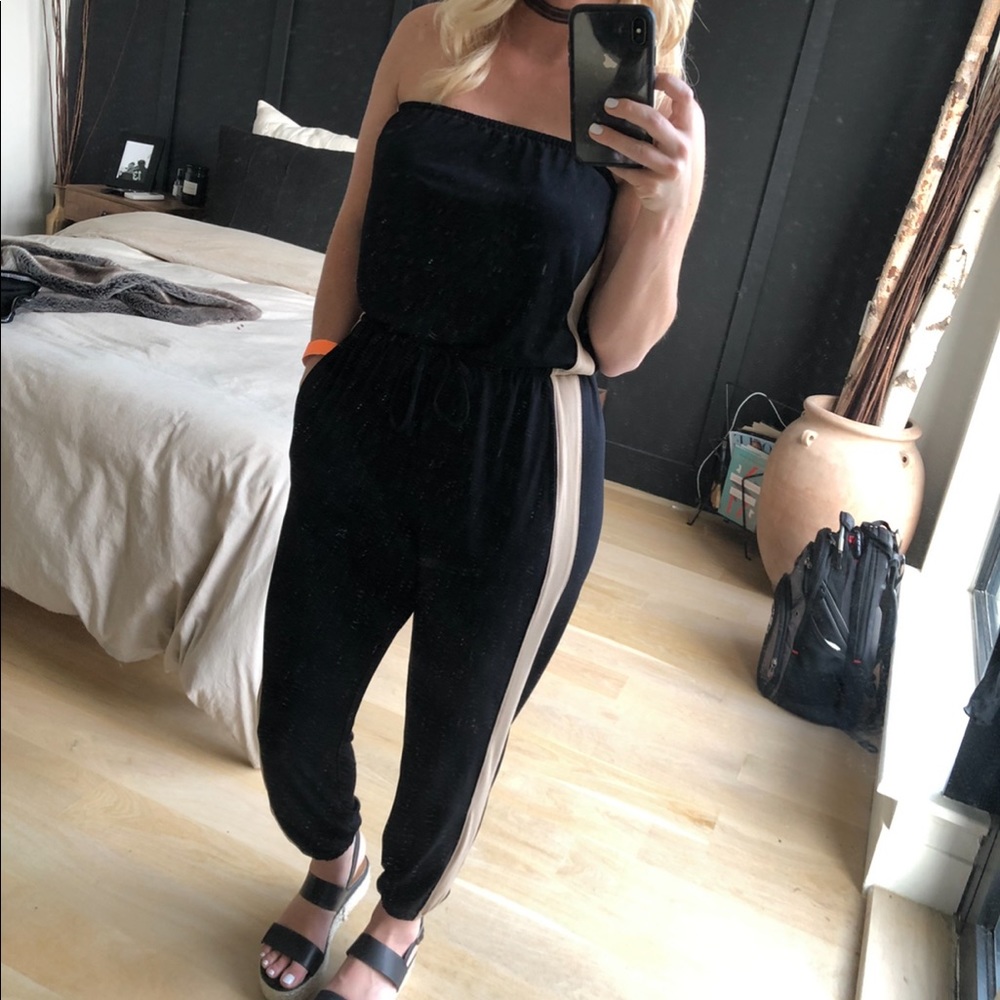 Express Tube Top Jumpsuit | XS